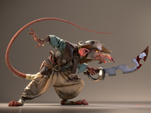 Actu Film d'animation MoPA : Concours Character Design 3DTotal - Swann Valenza remporte la 3e place