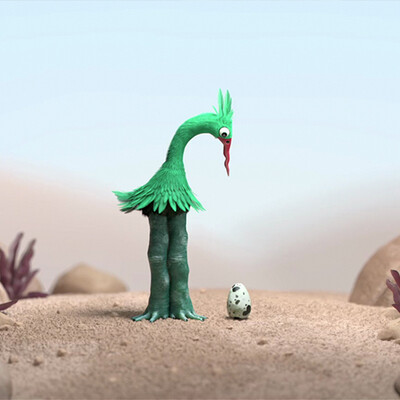 Film d'animation 3D MoPA - The Green Bird