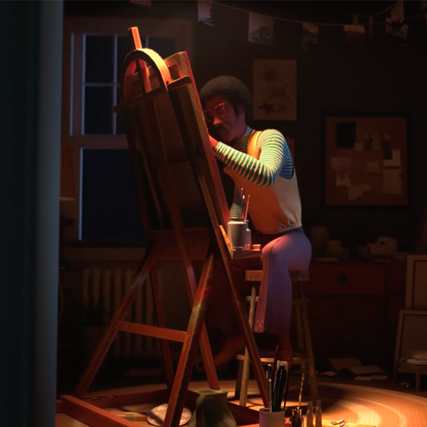 Film d'animation Charlie's Canvas - Daisy Haig MoPA 2024